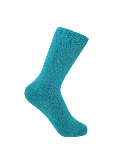 Women PEPER HAROW Ribbed Cuff Womens Bed Socks - Aqua £15.00