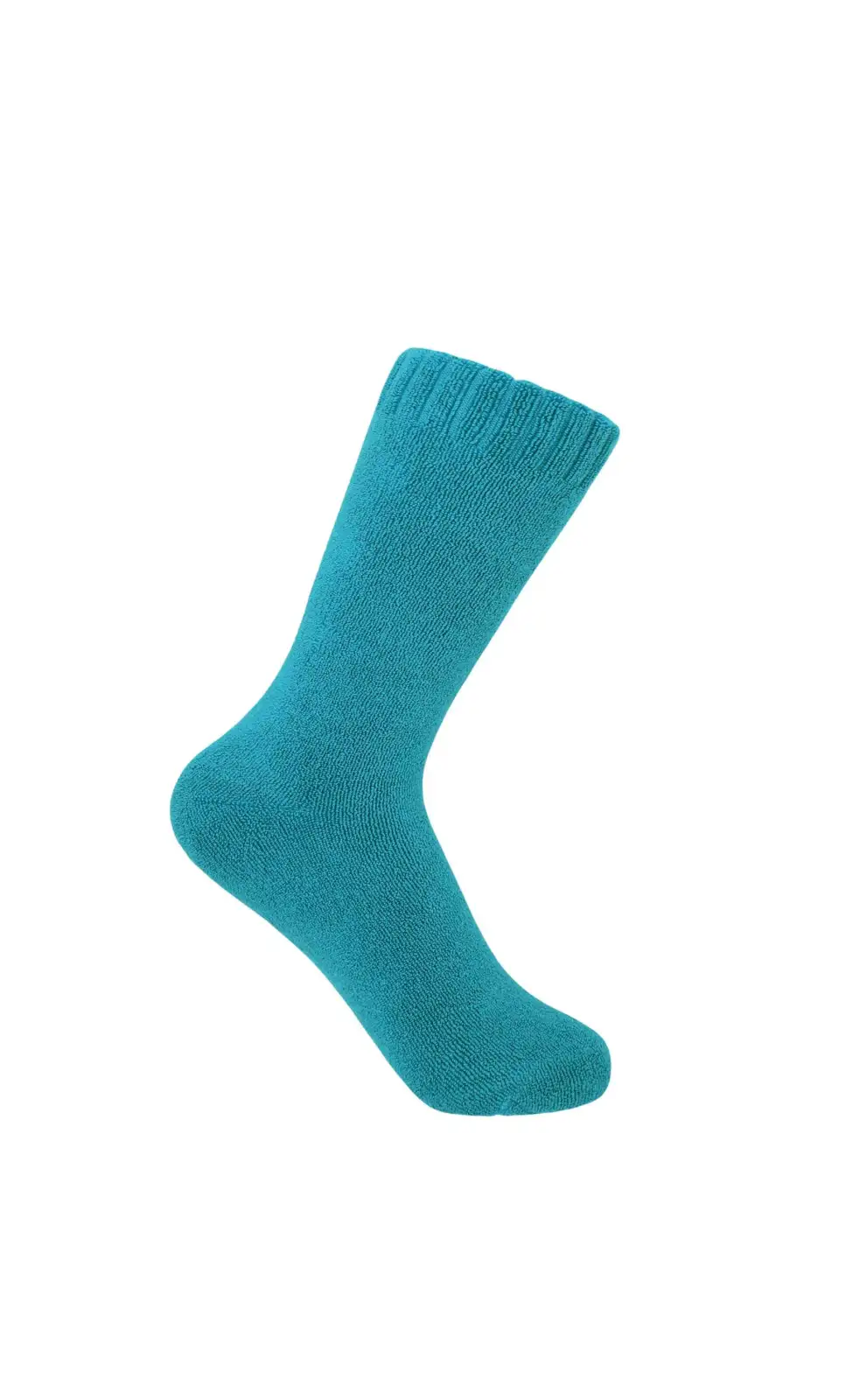 Women PEPER HAROW Ribbed Cuff Womens Bed Socks - Aqua £15.00