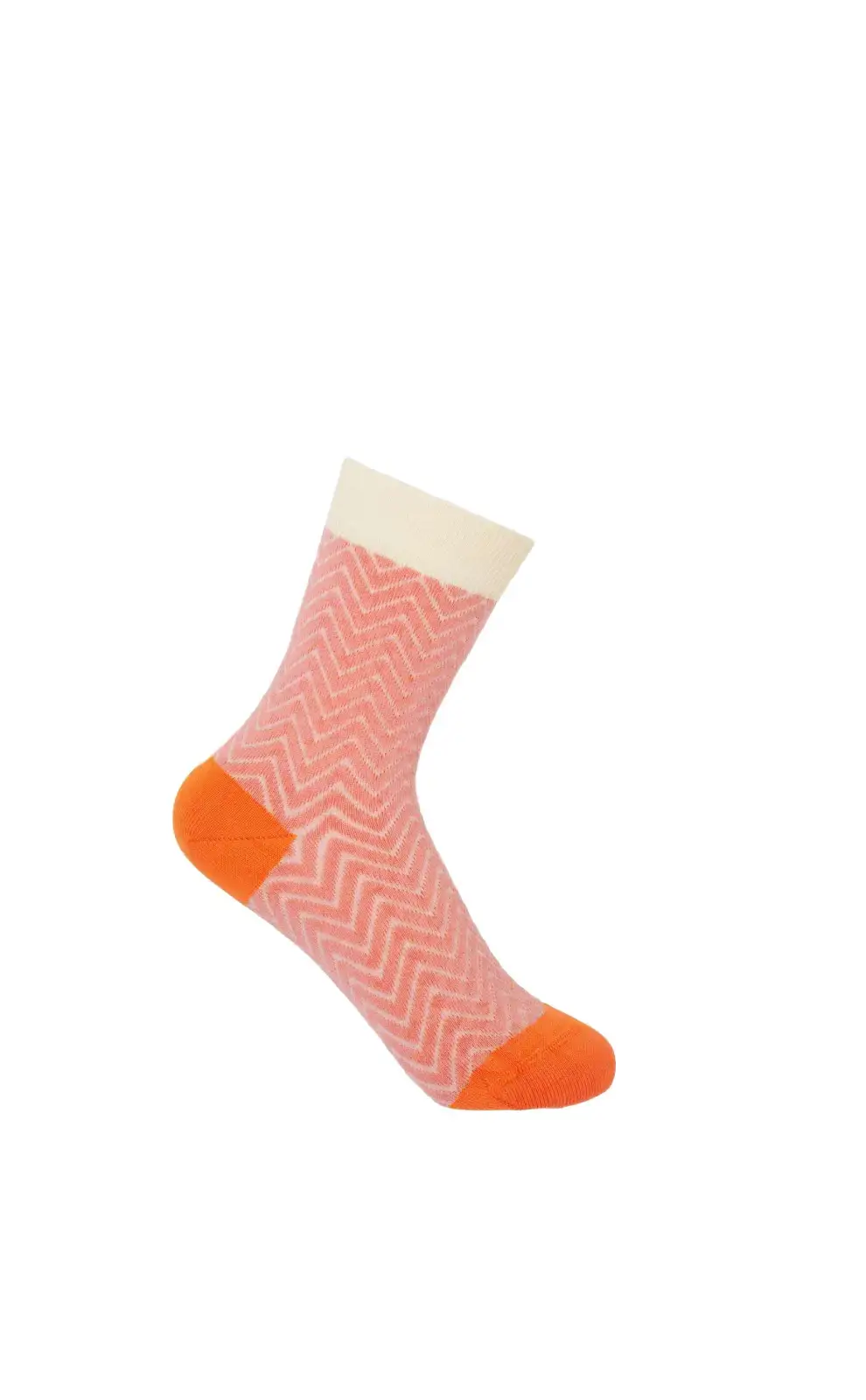 Women PEPER HAROW Zigzag Womens Socks - Pink £15.00