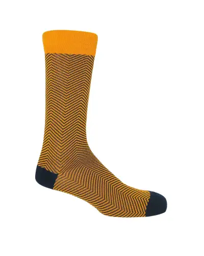 Men PEPER HAROW Lux Taylor Mens Socks - Yellow £16.00