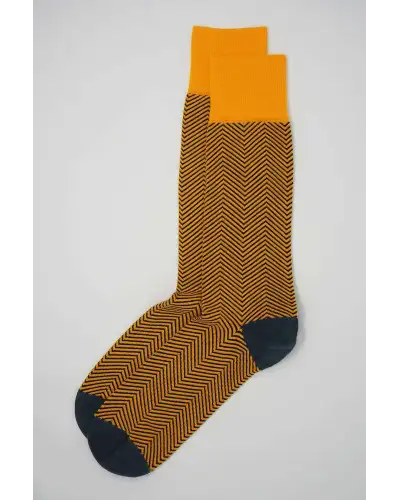 Men PEPER HAROW Lux Taylor Mens Socks - Yellow £16.00