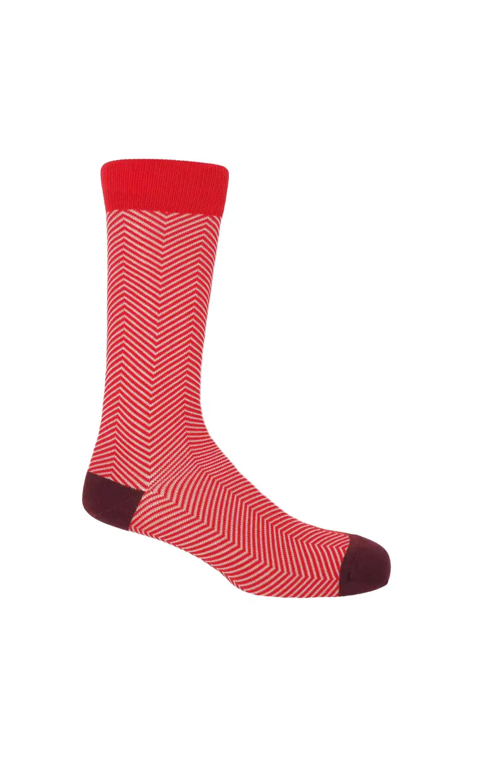 Men PEPER HAROW Lux Taylor Mens Socks - Red £16.00