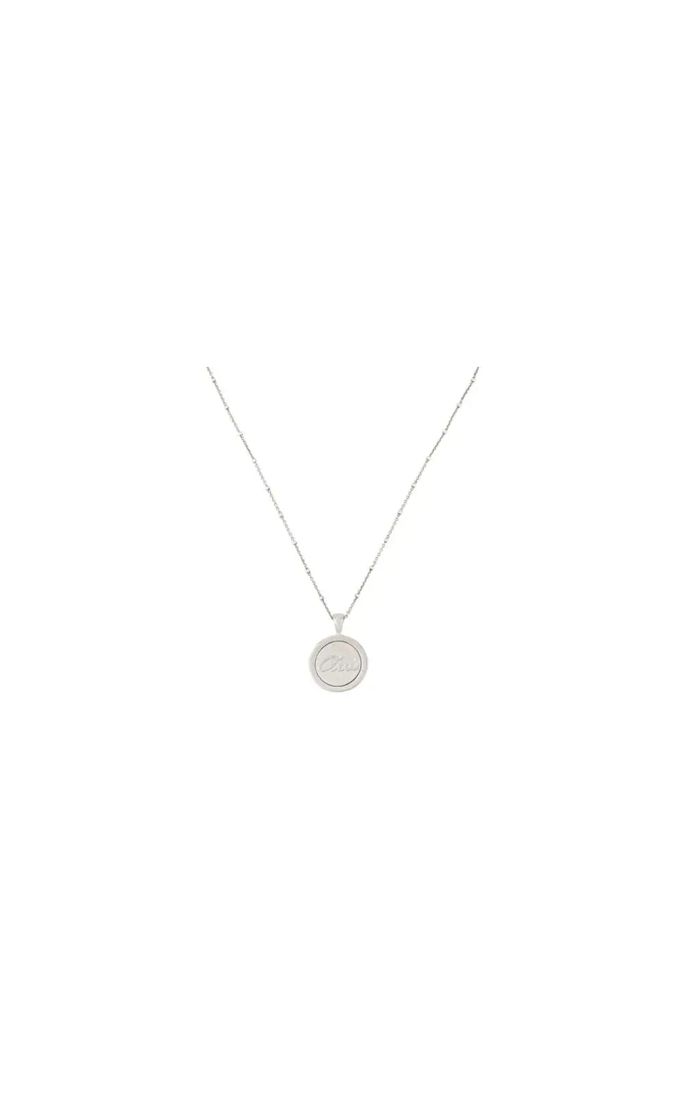 Necklaces Babette Wasserman Twisting Oui Non Necklace Silver £107.00