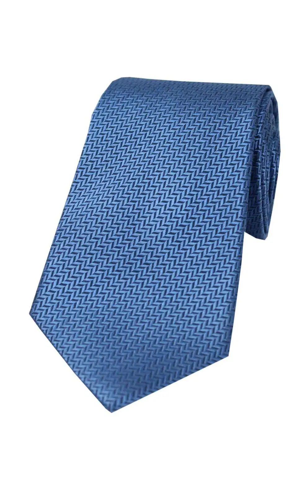 Silk Ties Soprano Ties Soprano Royal Blue Herringbone Silk Tie £23.00