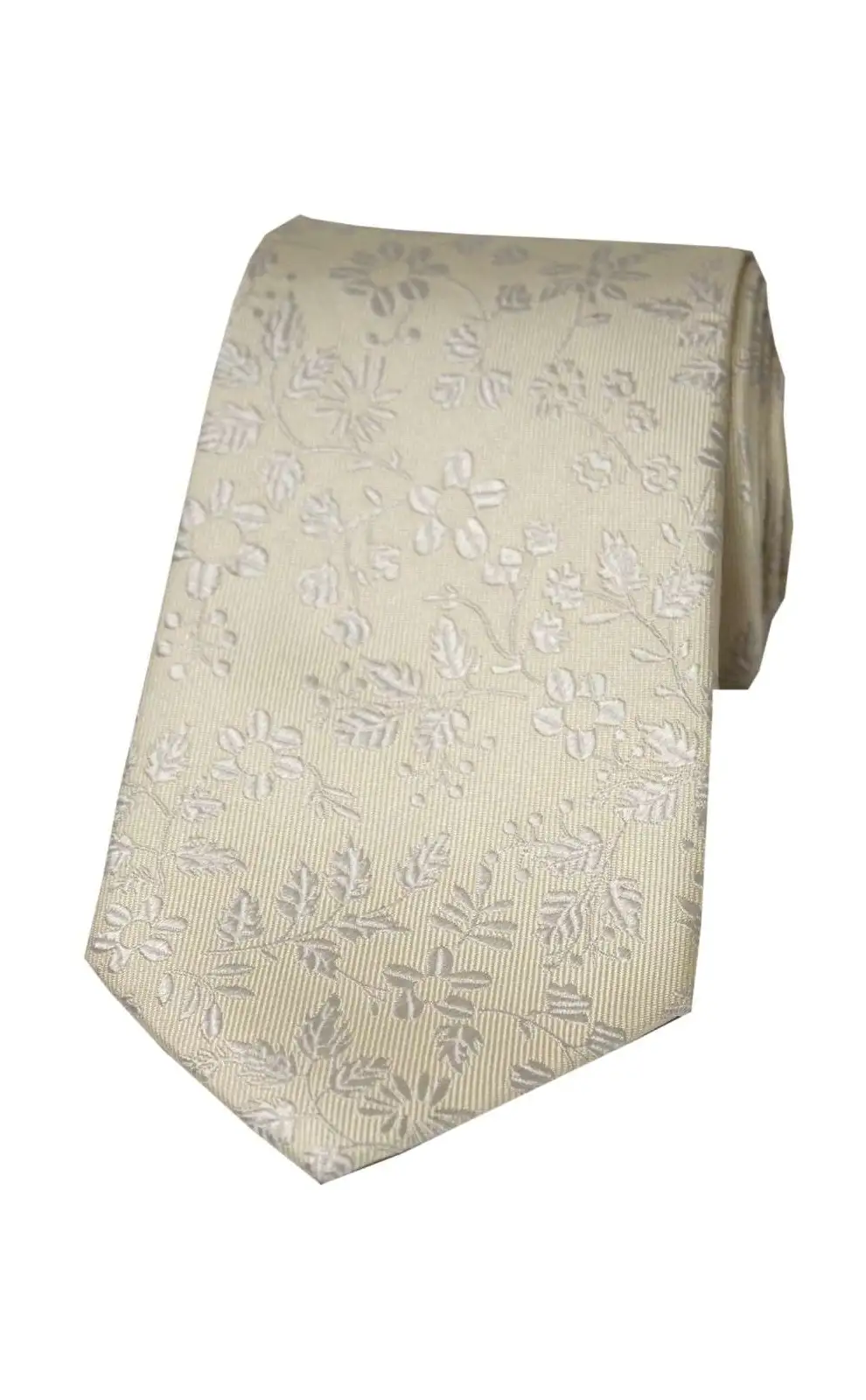 Silk Ties Soprano Ties Soprano Ivory Floral Silk Tie £21.00