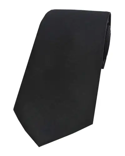Silk Ties Soprano Ties Soprano Satin Black Silk Tie £24.00