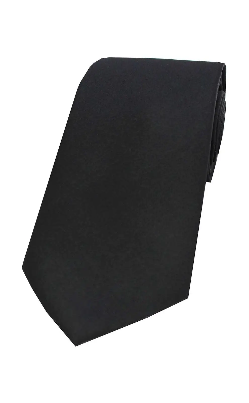 Silk Ties Soprano Ties Soprano Satin Black Silk Tie £24.00