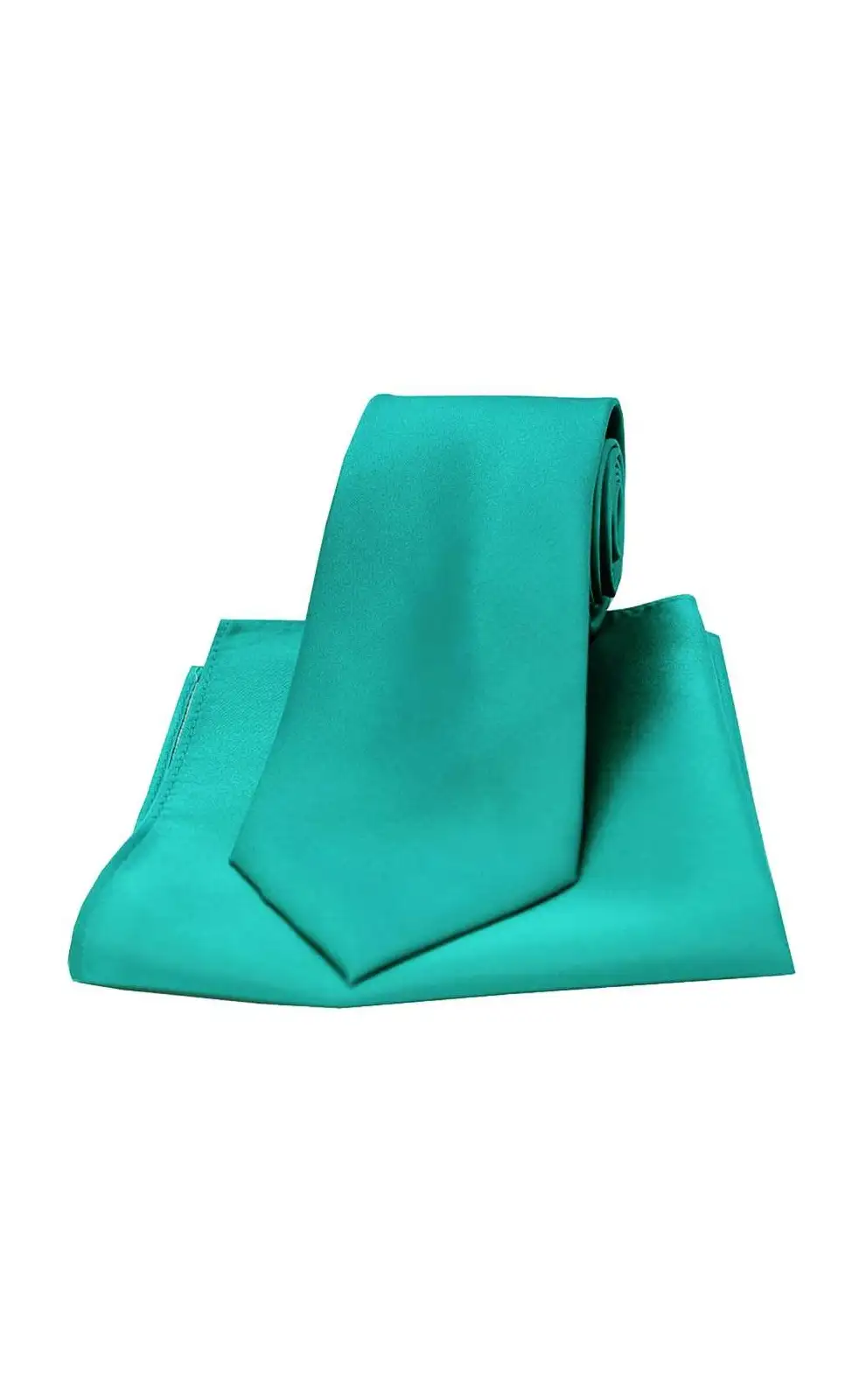 Pocket Square Soprano Ties Soprano Sea Green Satin Silk Tie And Pocket Square £15.00