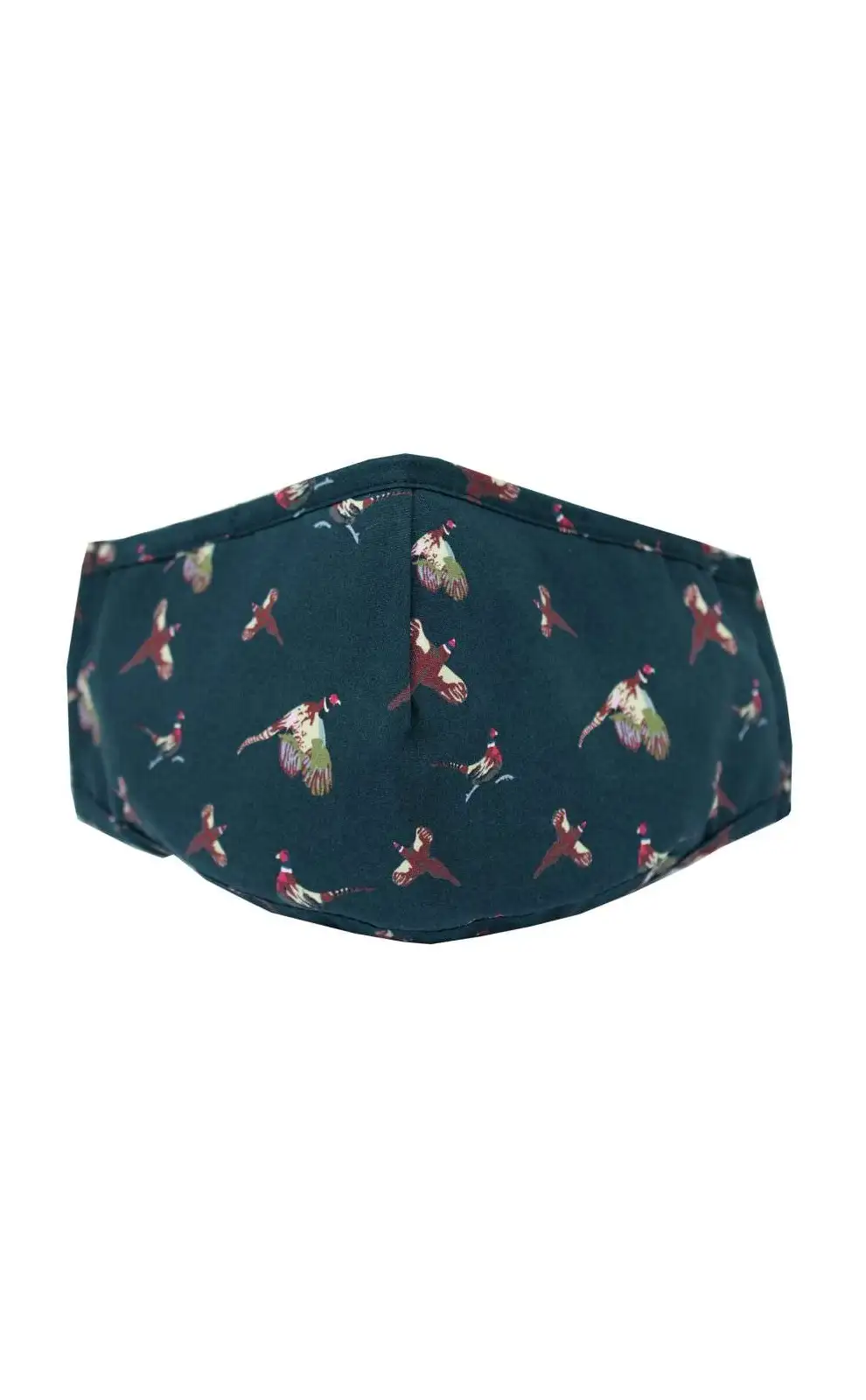 Face Masks Soprano Ties Navy Flying Pheasants 100pc Cotton Washable And Reusable Face Mask £5.00
