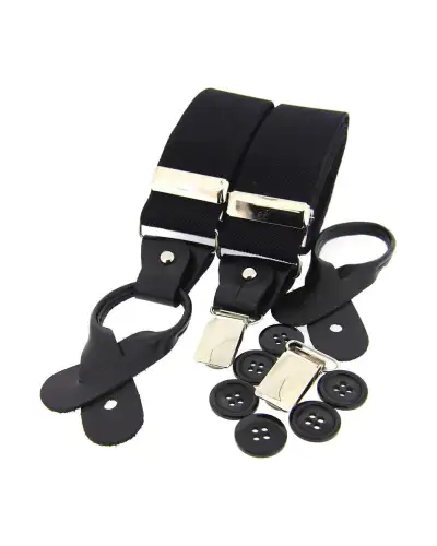 Braces Soprano Ties Soprano Black 35Mm Leather End Braces £34.00