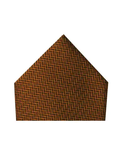 Silk Hankies Soprano Ties Soprano Copper Herringbone Silk Hanky £15.00