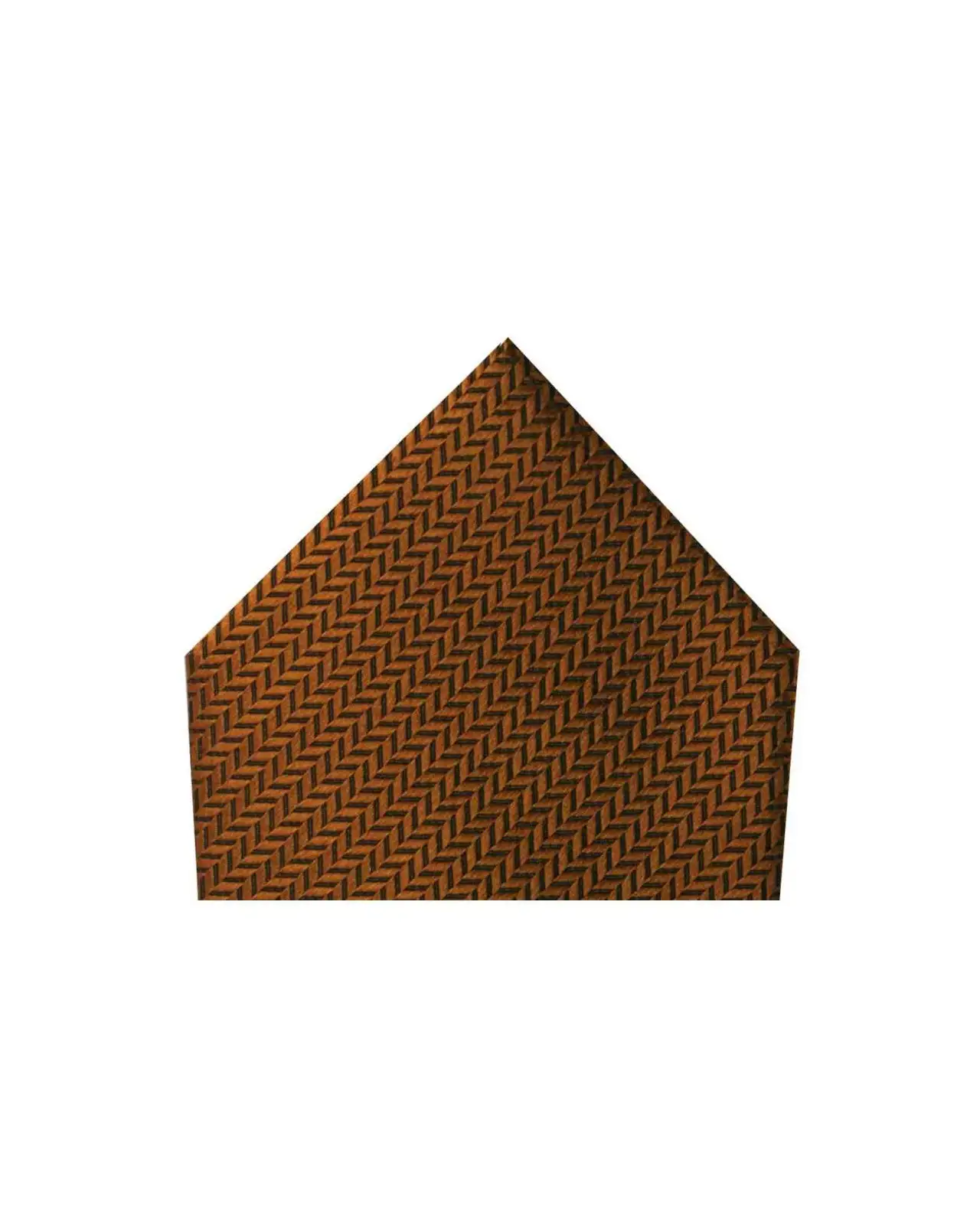 Silk Hankies Soprano Ties Soprano Copper Herringbone Silk Hanky £15.00