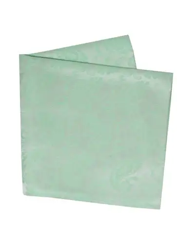 Soprano Cyan Paisley Silk Wedding Hanky | Soprano Ties ST HANKWST7222 Silk Hankie