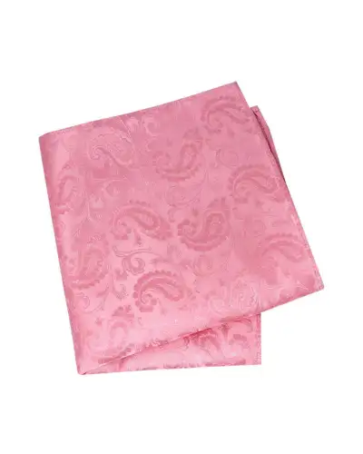 Pocket Square Soprano Ties Soprano Baby Pink Paisley Silk Pocket Square £9.00