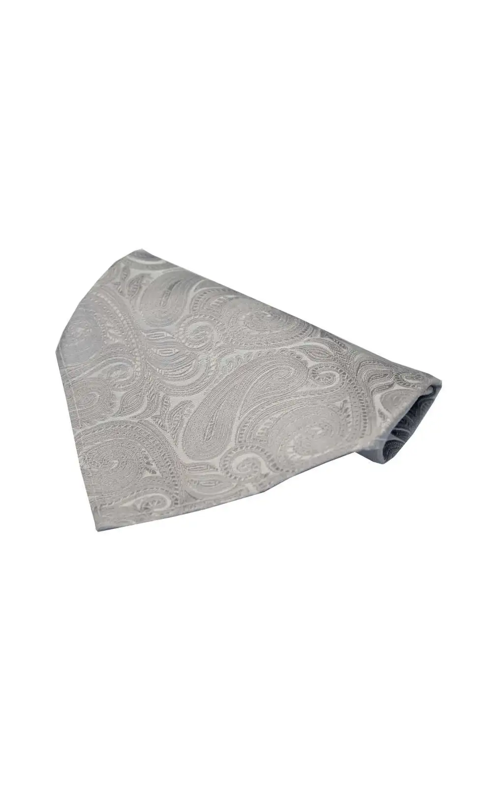 Pocket Square Soprano Ties Soprano Silver Large Paisley Design Silk Pocket Square £9.00