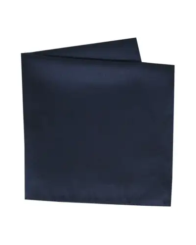 Pocket Square Soprano Ties Soprano Plain Navy Satin Silk Mens Pocket Square £15.00