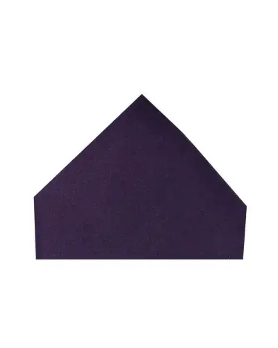 Soprano Luxury Purple Satin Silk Hanky | Soprano Ties ST HANKWQ DEEP PURPLE Silk Hankie