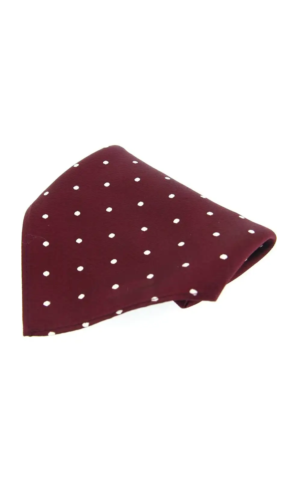 Pocket Square Soprano Ties Soprano Wine With White Polka Dots Mens Silk Pocket Square £15.00