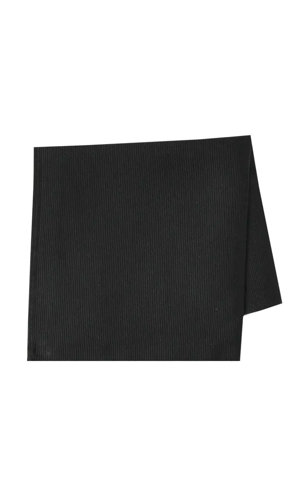 Pocket Square Soprano Ties Soprano Plain Black Diagonal Twill Mens Silk Pocket Square £15.00