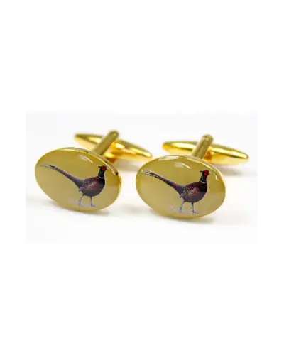 Cufflinks Soprano Ties Soprano Standing Pheasants Country Cufflinks £23.00