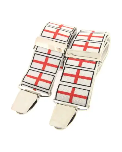 Braces Soprano Ties Soprano St George Flag 35Mm X Style Braces £23.00