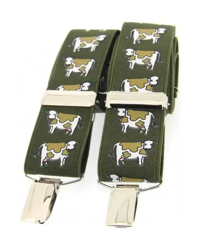 Braces Soprano Ties Soprano Cows 35Mm X Style Braces £23.00