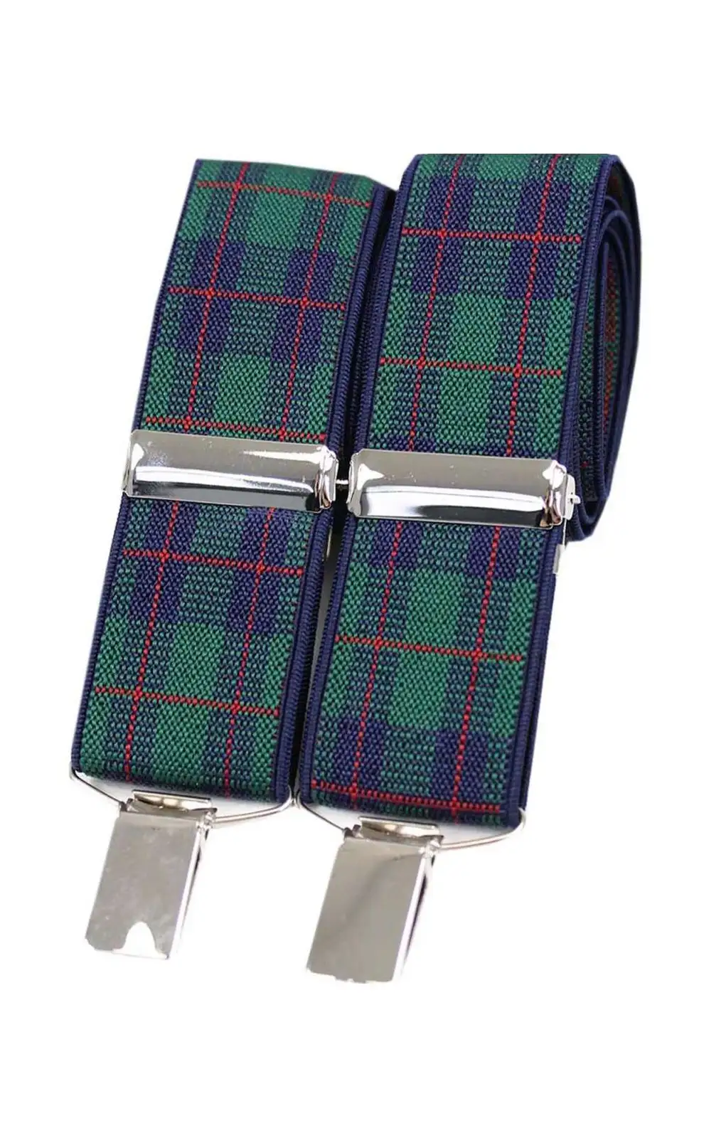 Braces Soprano Ties Soprano Black Watch Tartan Patterned 35Mm X Style Braces £23.00