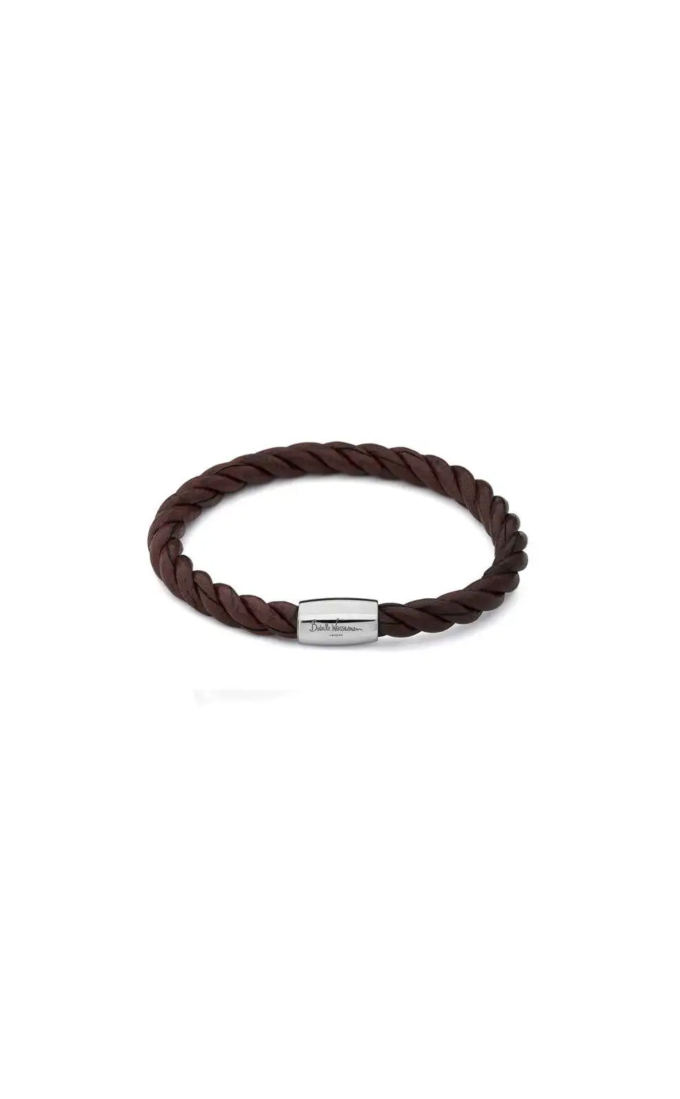 Bracelets Babette Wasserman Twist Bracelet Brown Leather £76.00