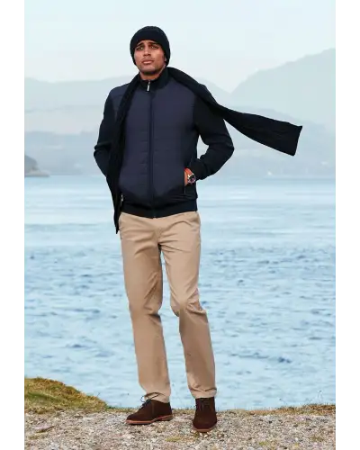 Fit Trousers Brook Taverner Tailored Fit Miami Sand Stretch Cotton Chinos £45.00