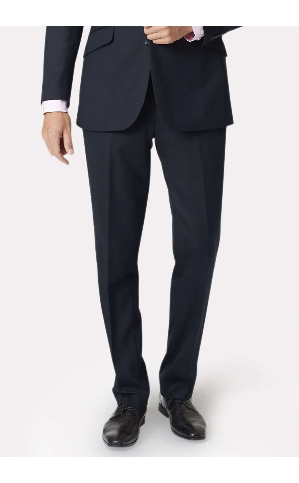 BT-8523D Brook Taverner Regular Fit Dawlish Navy Birdseye Wool Suit Trousers £90.00