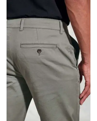 Fit Trousers Brook Taverner Tailored Fit Leo Olive Stretch Cotton Chinos £45.00