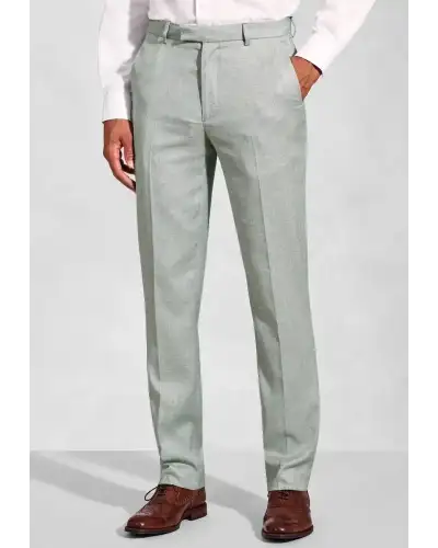 Suit Trousers Brook Taverner Tailored Fit Hardy Green Textured Occasion Suit Trousers £45.00