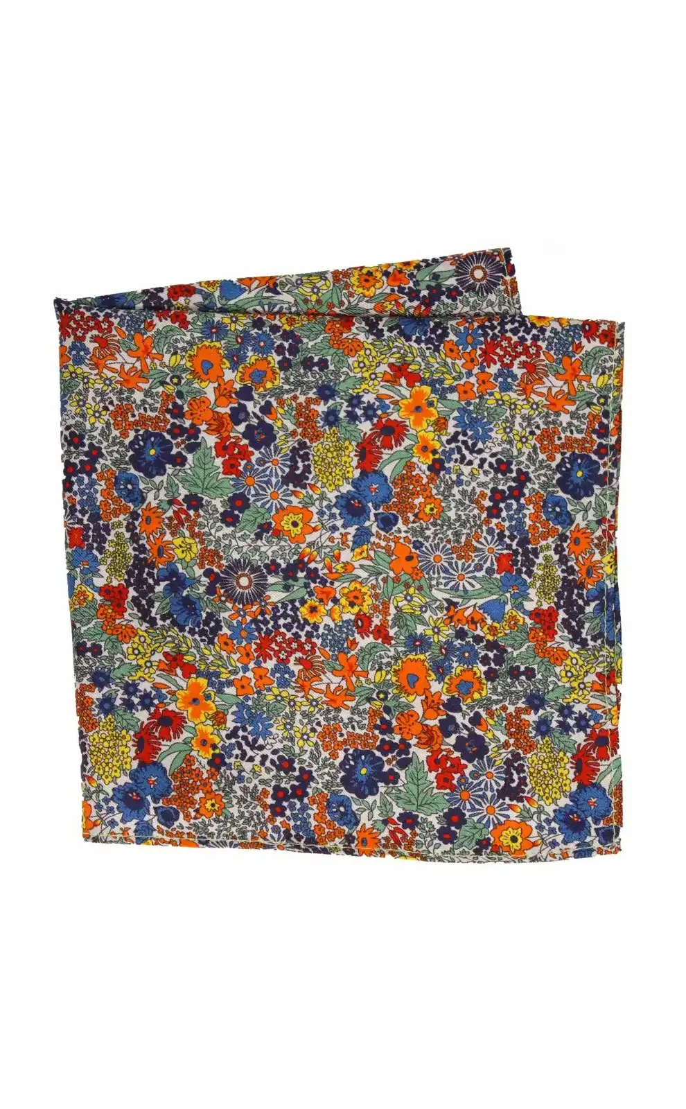 Pocket Square Soprano Ties Posh And Dandy Busy Floral Multi Coloured Silk Pocket Square £15.00