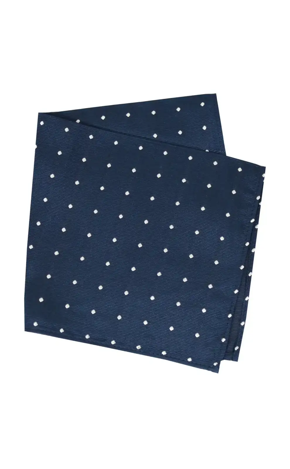 Pocket Square Soprano Ties Soprano Navy With White Polka Dots Mens Silk Pocket Square £15.00