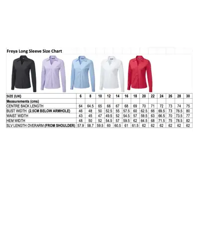 Blouses Vortex Designs Freya White Double Button Long Sleeve-VD-9075233194305 £41.00