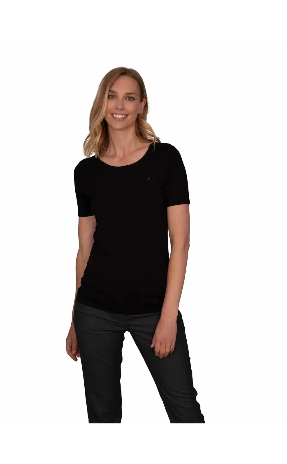 Tops Vortex Designs Daisy Black Stretch Undersuit Top Short Sleeve-VD-9074959941953 £17.00