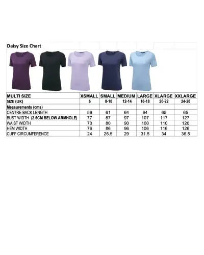 Tops Vortex Designs Daisy Black Stretch Undersuit Top Short Sleeve £18.00