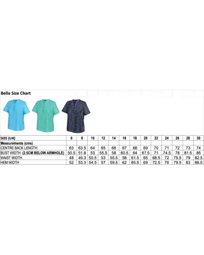 Tops Vortex Designs Bella Jade 3 Button Neck Short Sleeve £28.00