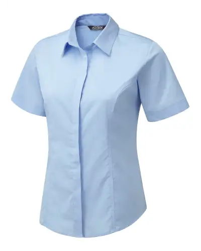 Blouses Vortex Designs Zoe Sky Concealed Short Sleeve-VD-9003901485377 £25.00