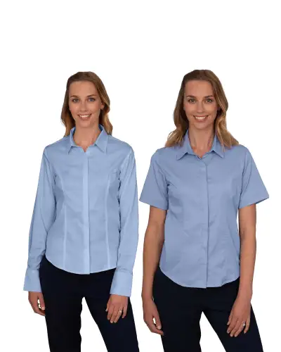 Blouses Vortex Designs Zoe Sky Concealed Short Sleeve-VD-9003901485377 £25.00