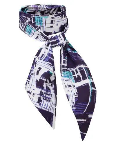 Scarves Vortex Designs Penny Navy Scarf £7.00