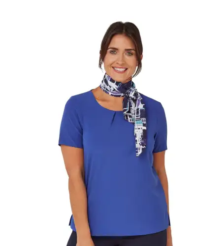 Scarves Vortex Designs Penny Navy Scarf £7.00