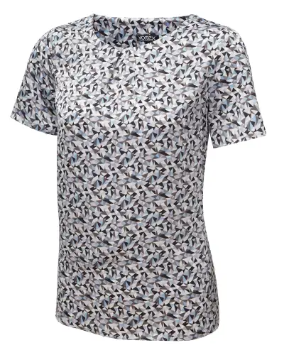 Tops Vortex Designs Suzie Cobalt Tuck Neck Short Sleeve £27.00