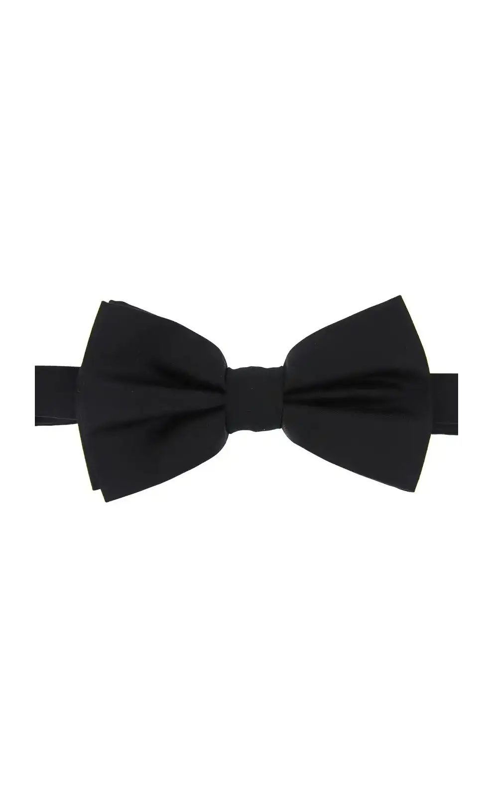 Pre-Tied Bow Ties Soprano Ties Soprano Satin Silk Black Luxury Bow Tie £21.00