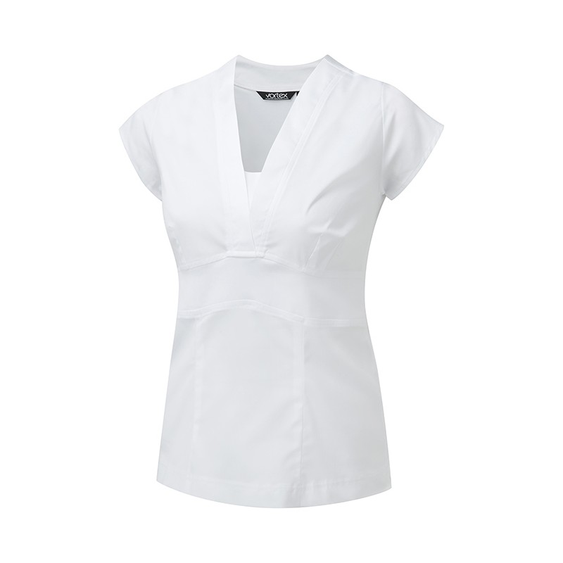 Blouses Vortex Designs Joanna Short Sleeve White £23.00