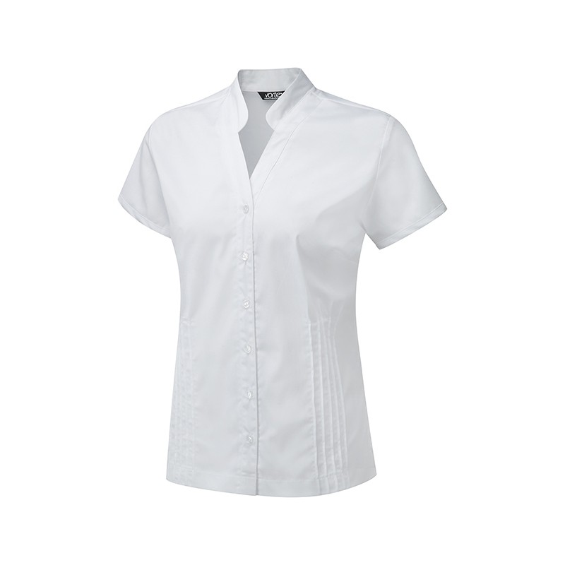 Blouses Vortex Designs Mia Short Sleeve White £23.00