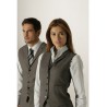 Waistcoats Skopes CorporateWear WWW903-Langham-Ladies-Waistcoat-Grey-Birdseye 24 Women £46.00