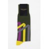 Men PEPER HAROW Ribbon Stripe Mens Socks - Pine £15.00