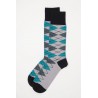 Men PEPER HAROW Argyle Mens Socks - Grey £15.00