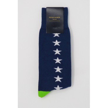 Men PEPER HAROW Starfall Mens Socks - Royal Blue £15.00